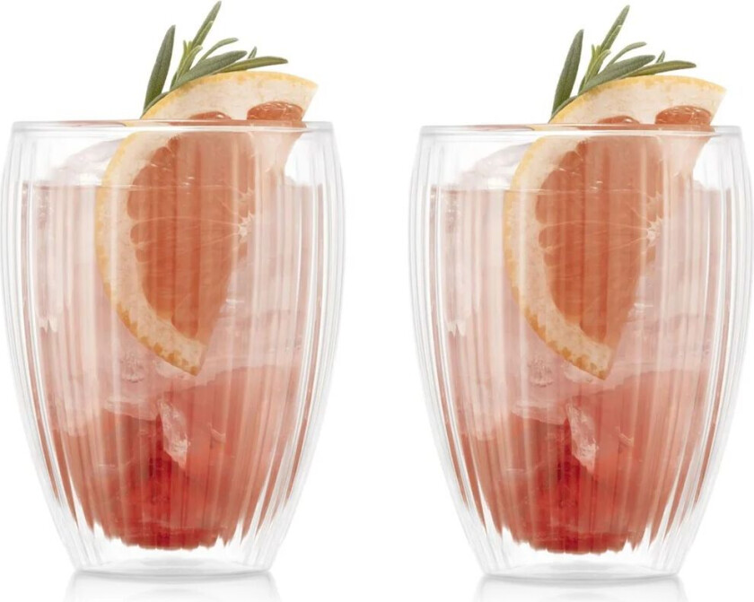 Bodum Pavina glass med dobbelt vegg 32 cl 2 pakn. Klar