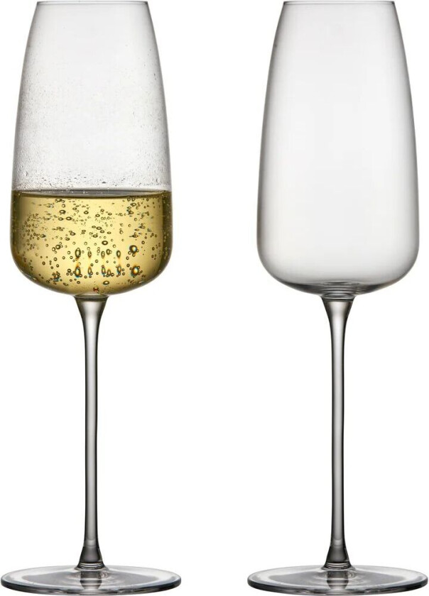 Veneto champagneglass 36 cl 2-pakning Clear