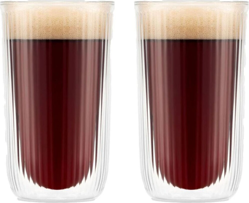 Bodum Douro ølglass med dobbelt vegg 45 cl 2 pakn. Klar