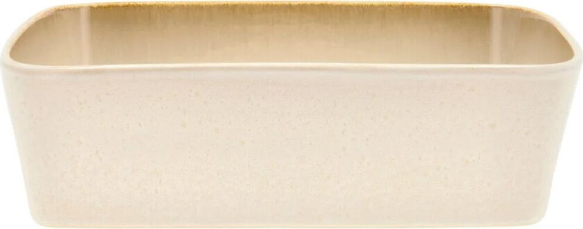fat rektangulært 21x28 cm Cream white
