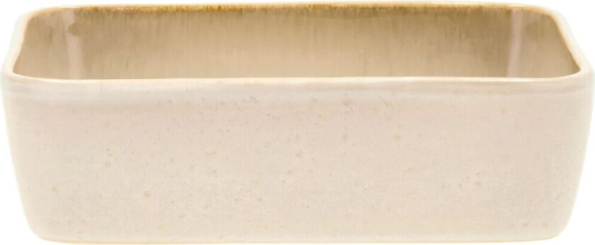 fat rektangulært 14x19 cm Cream white