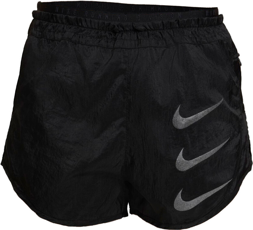 Tempo Luxe Run Division 2-In-1 Shorts Dame Black/Black L
