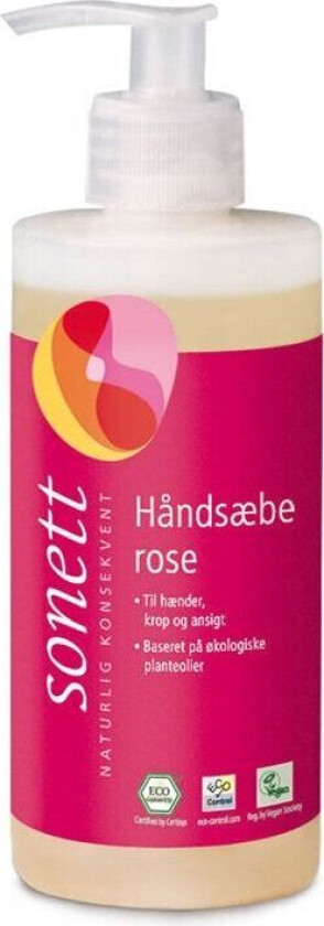 Håndsåpe Rose Økol. Vegan 200ML