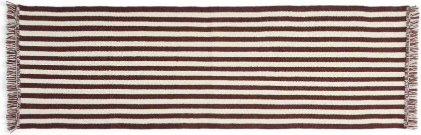 Bilde av Stripes and Stripes gulvteppe 60x200 cm Cream