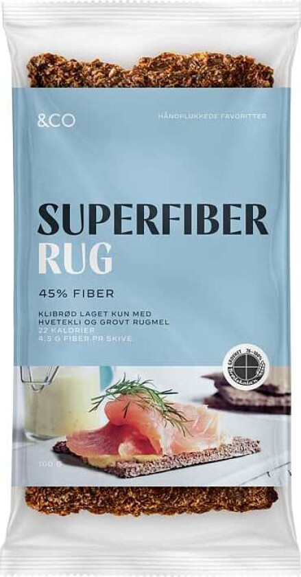 Klibrød Superfiber Rug 100g