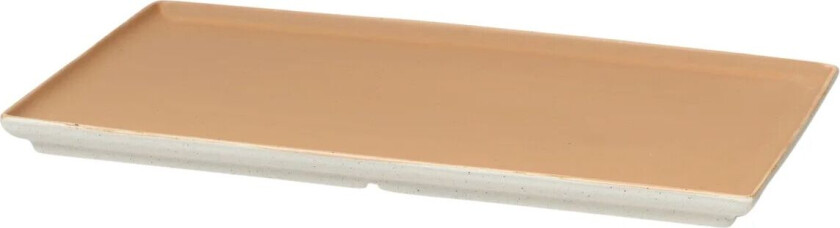 Eli tallerken 15x26 cm Matte soft light camel