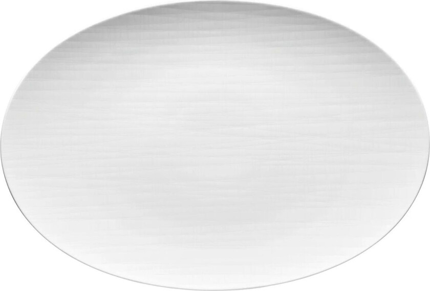Mesh serveringsfat 38 cm Hvit
