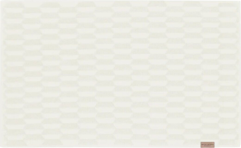 Geo baderomsmatte 50 x 80 cm Off white