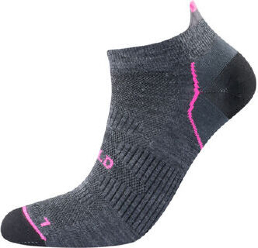 Running Low Woman Sock 35-37, Dark Grey