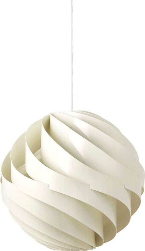 Turbo taklampe blank Ø 62 cm Alabaster white