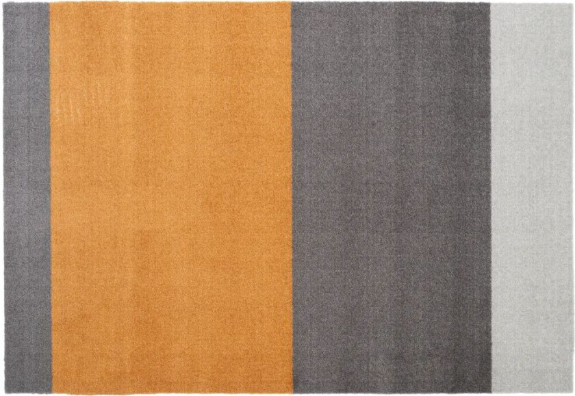 tica copenhagen Stripes by tica, horisontal, entréteppe Grey-grey-dijon, 90 x 130 cm