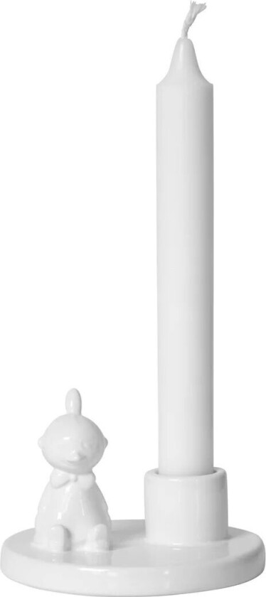 Lille My lysestake keramikk Hvit