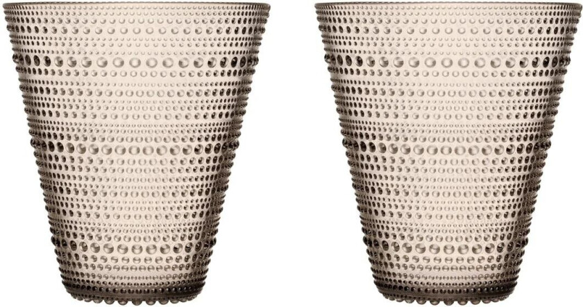 iittala Kastehelmi glass 30 cl 2-stk Lin