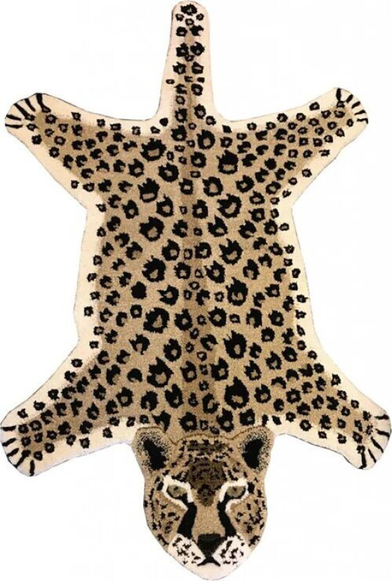 Leopard teppe Natur, 90 x 150 cm