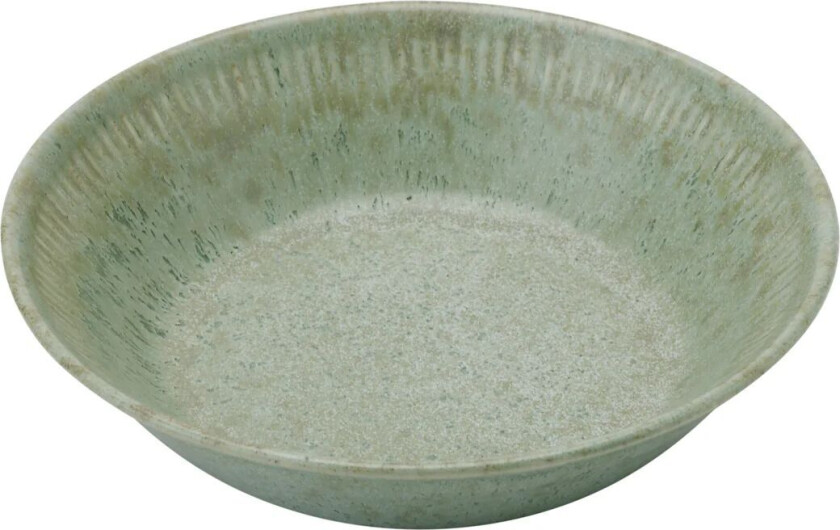 Knabstrup dyp tallerken olivengrønn 14,5 cm