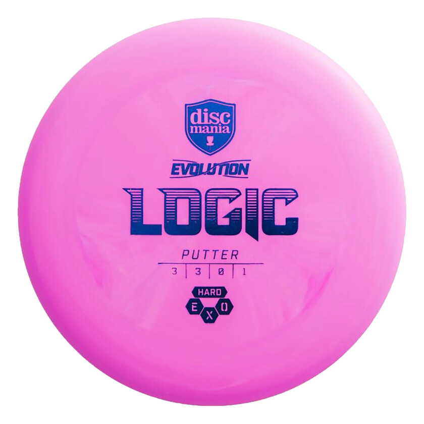 Exo Putter Logic Hard, 173-176g Assorted Colors, putter frisbeegolf Assorted Colors