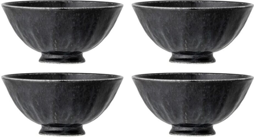 Yoko skål 13,5 cm 4-stk. Svart