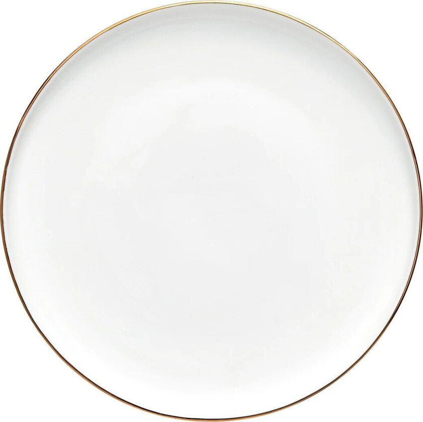 Clara tallerken Ø 20 cm White-light gold