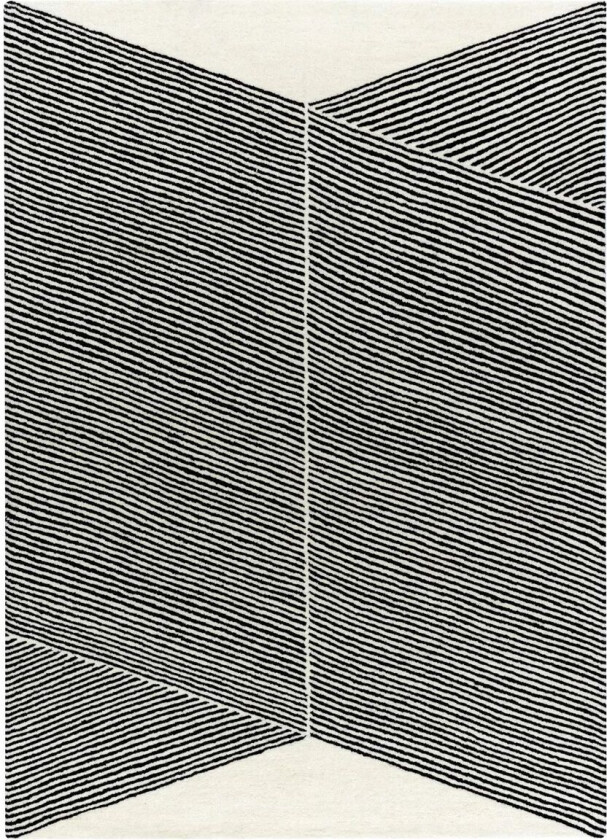 Rectangles ullteppe naturhvit 200x300 cm