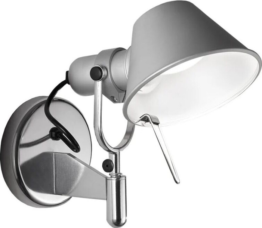 Tolomeo Faretto vegglampe aluminium, uten av-og-på-knapp