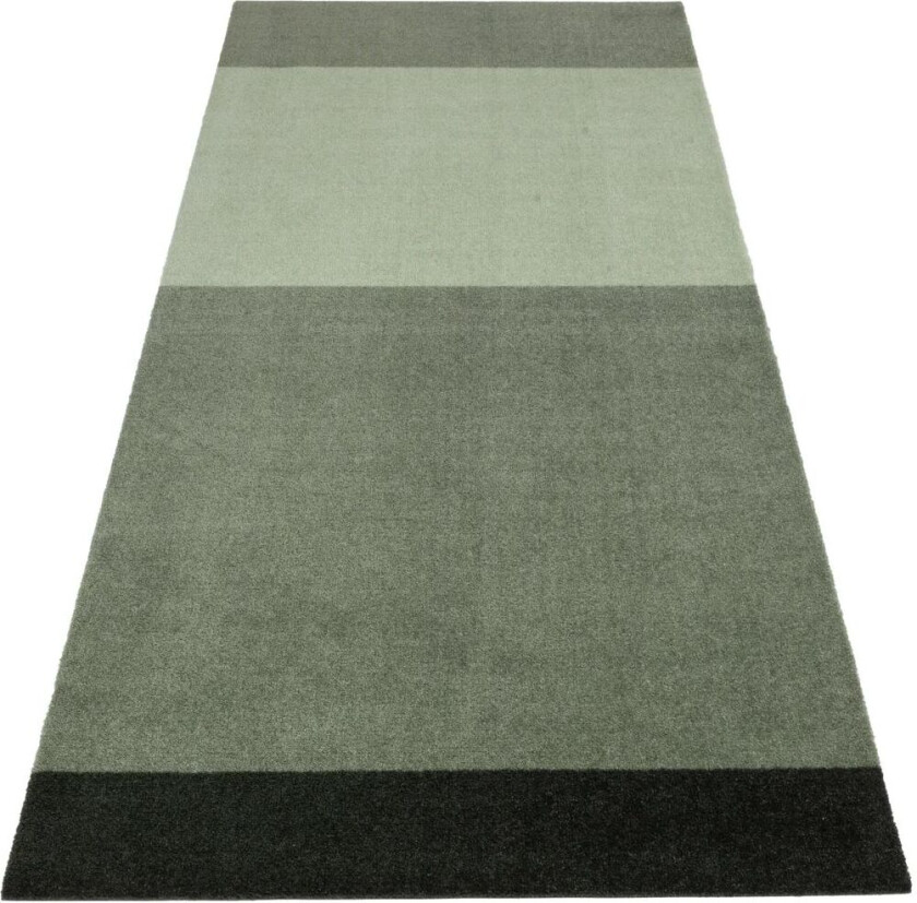 tica copenhagen Stripes by tica, horisontal, entréteppe Green, 90 x 200 cm