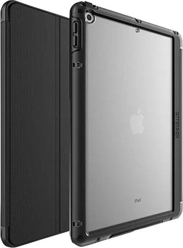 Otterbox Symmetry Series Folio Ipad 7th Gen, Ipad 8th Gen, Ipad 9th Gen Gjennomsiktig, Svart