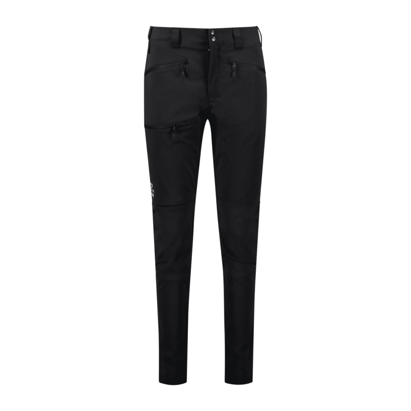 Mid Slim Pant W, turbukse, softshell, dame TRUE BLACK