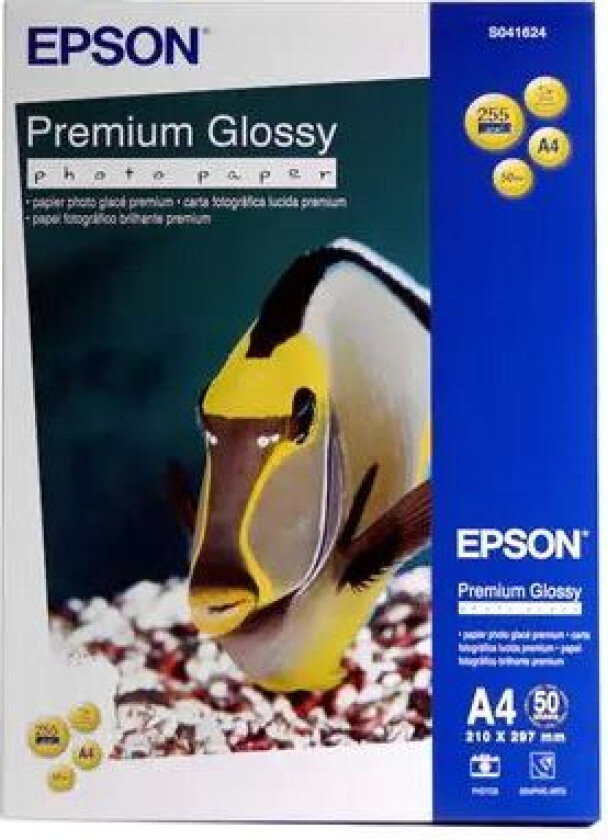 Bilde av Papir Photo Premium Glossy A4 50 Ark 255 G