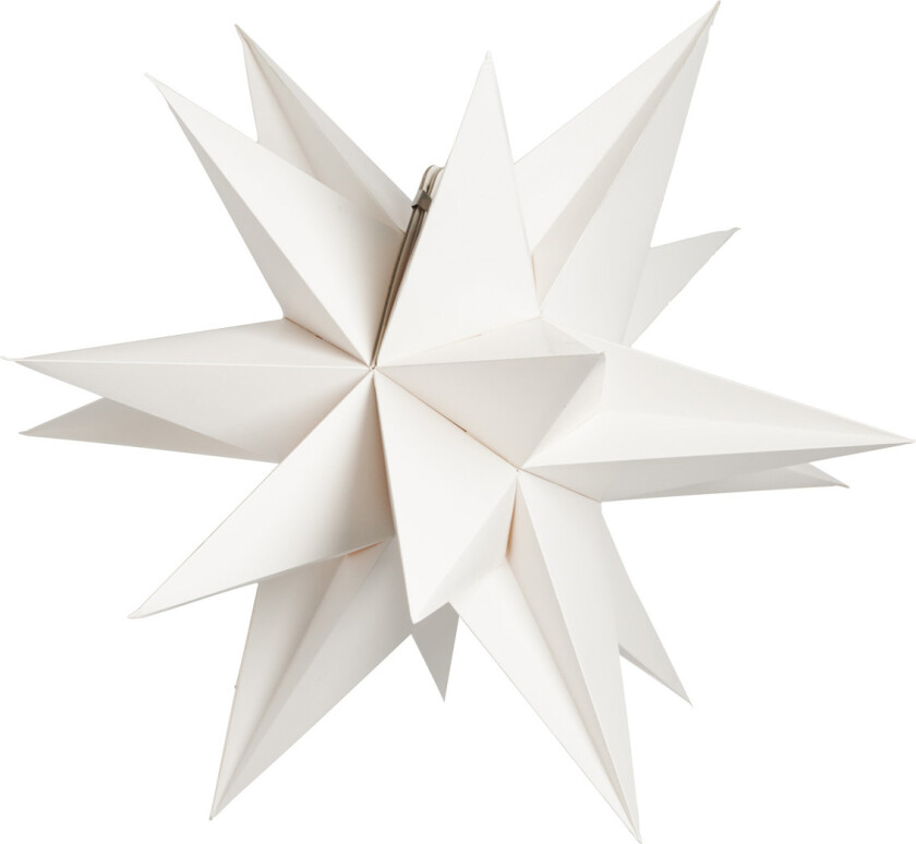 Sputnik adventsstjerne kompakt Ø 60 cm Hvit