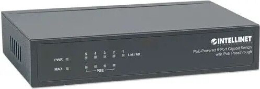 5-port Switch With Poe Passthrough