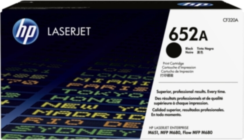 Hp Toner Svart 652a 11.5k - Cf320a