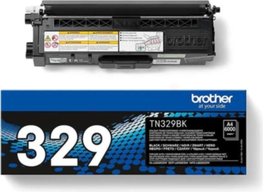 Toner Svart Tn-329bk 6k