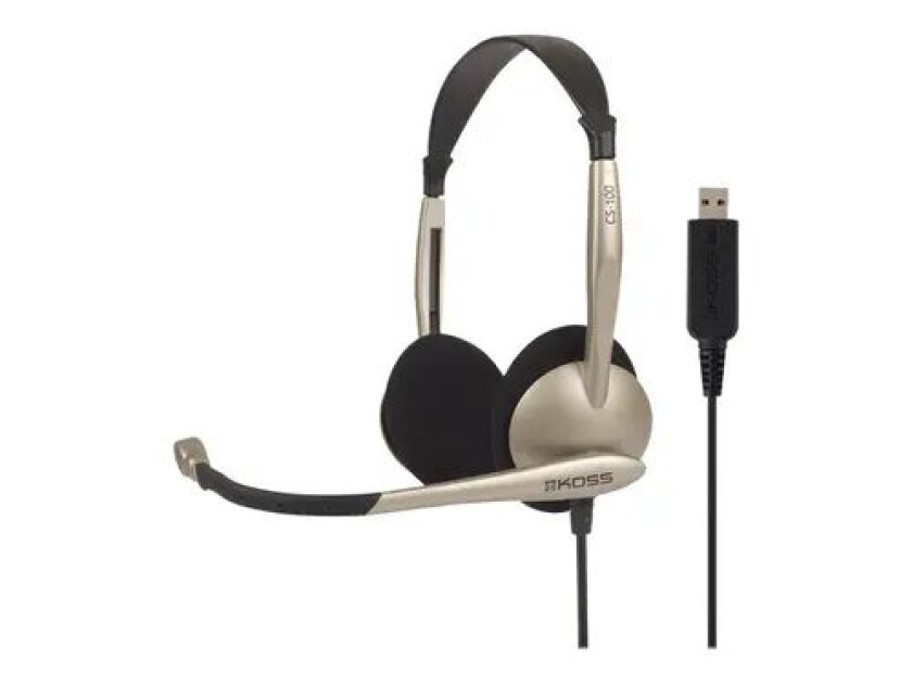 Cs100 Usb Hodesett Usb Stereo Svart, Sølv