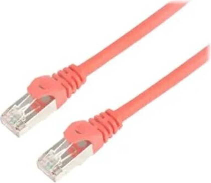 Nettverkskabel Lszh Rj-45 Rj-45 Cat 6 15m Rød
