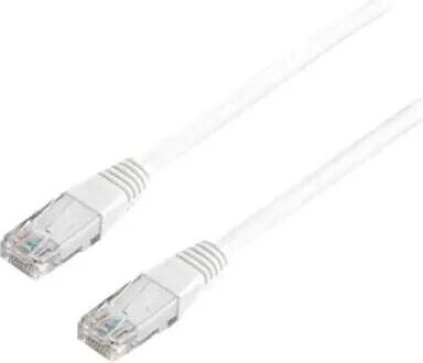 Nettverkskabel Lszh Rj-45 Rj-45 Cat 6 25m Hvit