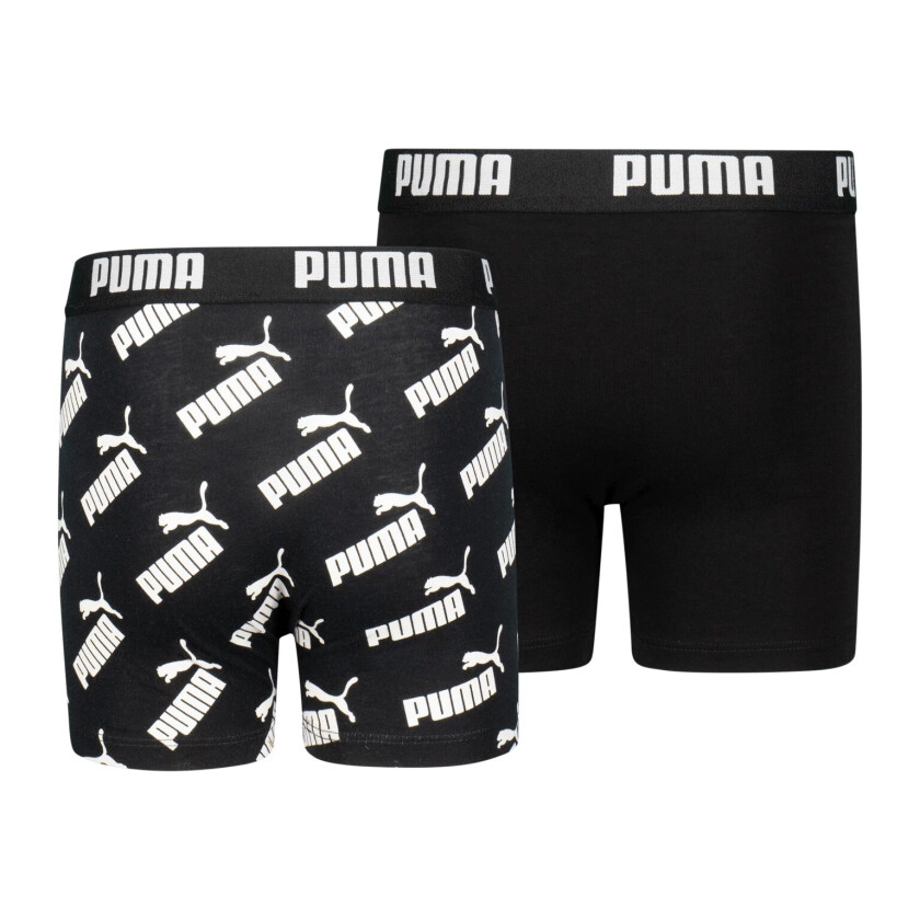 AOP Boxer 2PK, boxer, junior BLACK