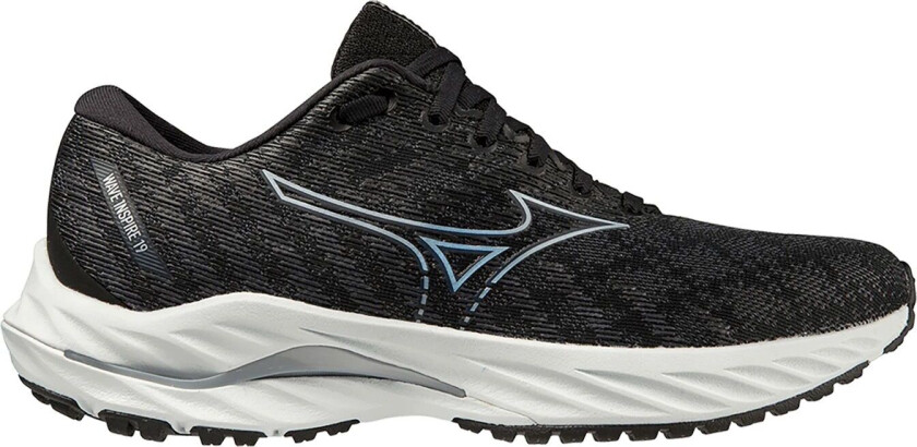 Wave Inspire 19, løpesko, dame Black/silverstar/sno