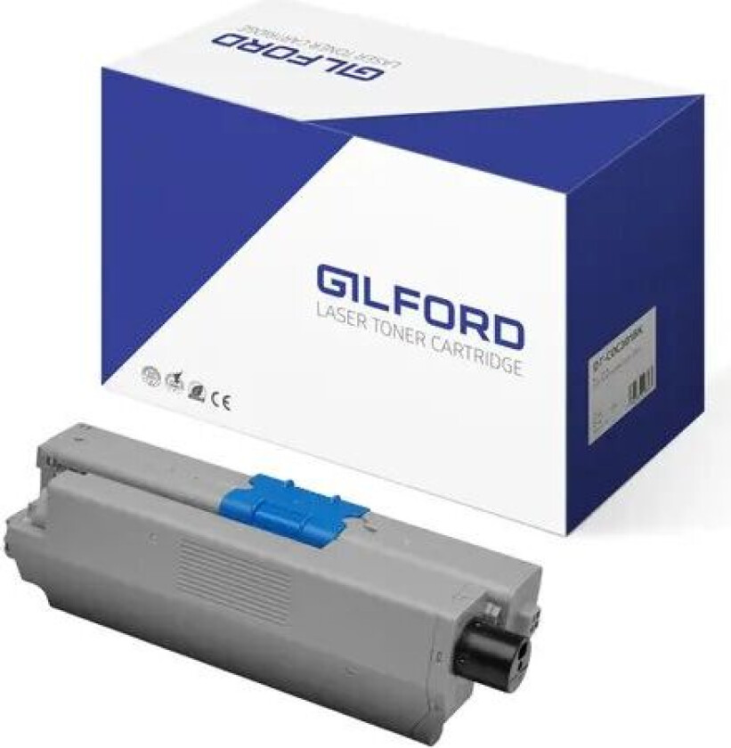 Toner Svart 2.2k - C301/c321/mc332 - 44973536