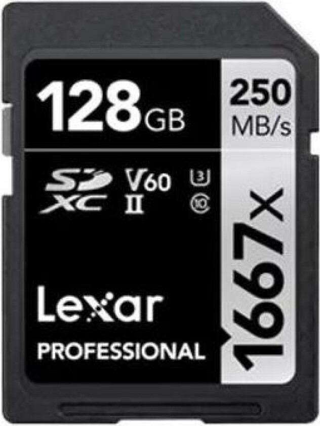 Professional 128gb Sdxc Uhs-ii Memory Card