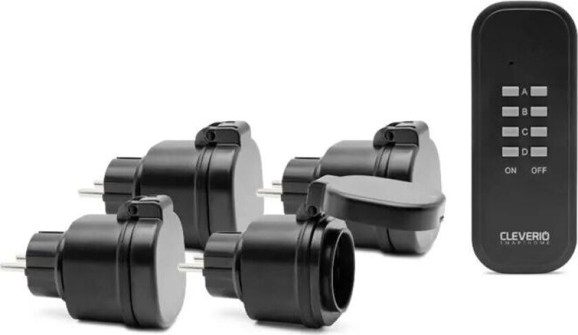 Bilde av Mini-fjernstrømbryter for utendørsbruk 3000 W 4-pk.