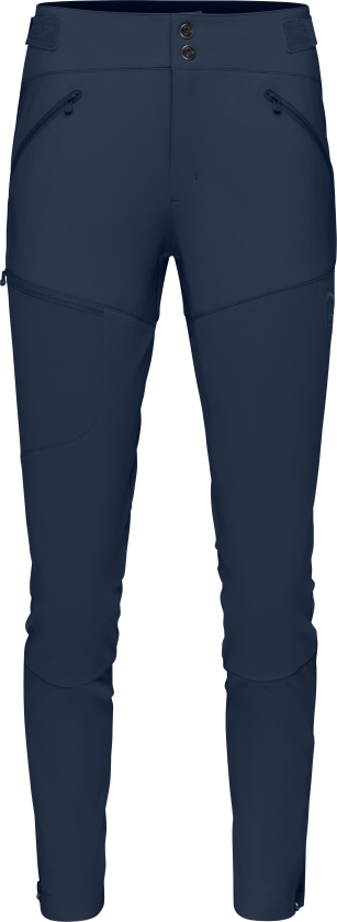 Women's Falketind rugged slim Pants L, Indigo Night