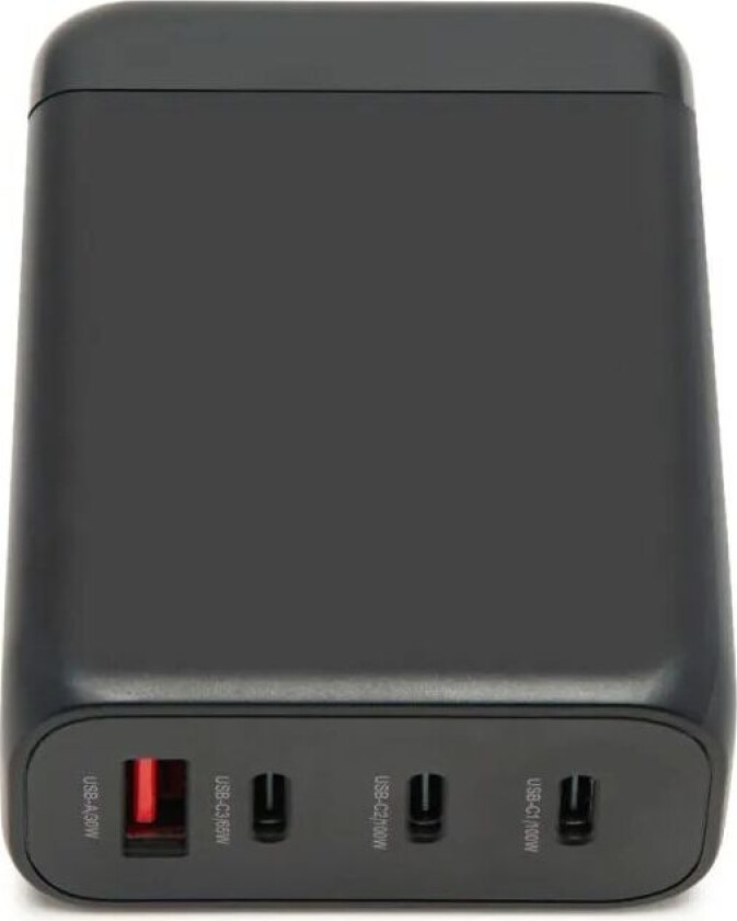 GaN Multilader PD 3.0 100 W Svart