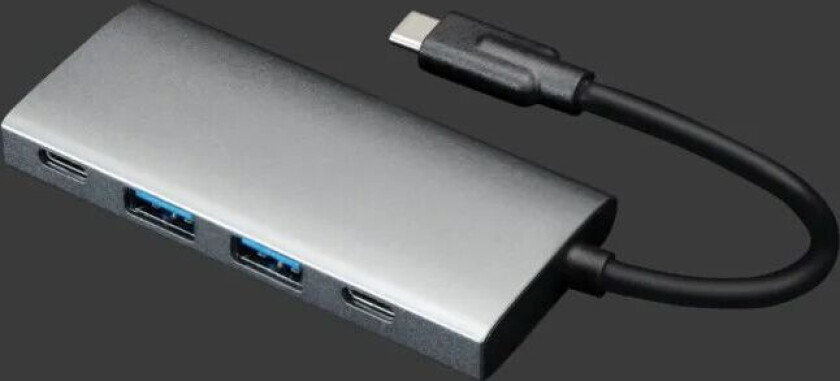 430 Hub for USB-C og USB-A 4-veis