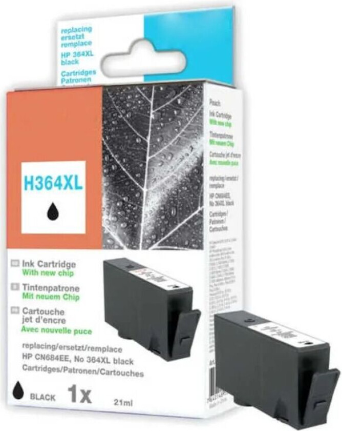 Blekkpatron tilsvarer HP 364XL - Svart