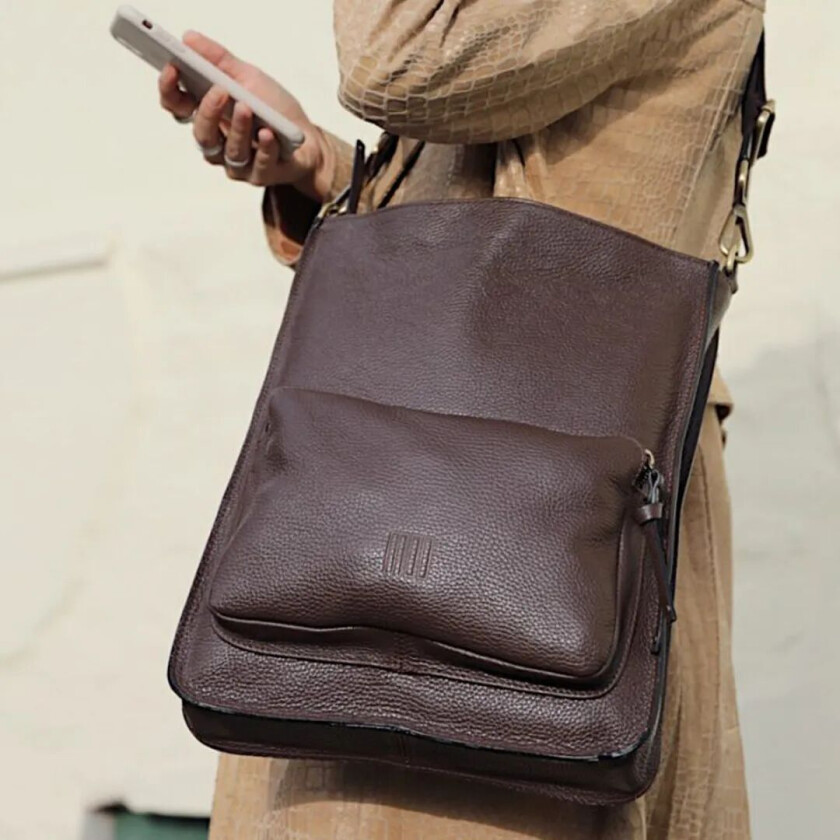 Moo Buzzy Pro Veske - Mørkebrun