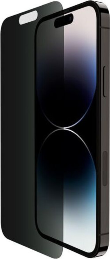 Tempered Glass Privacy Skjermbeskytter til iPhone 15/14 Pro