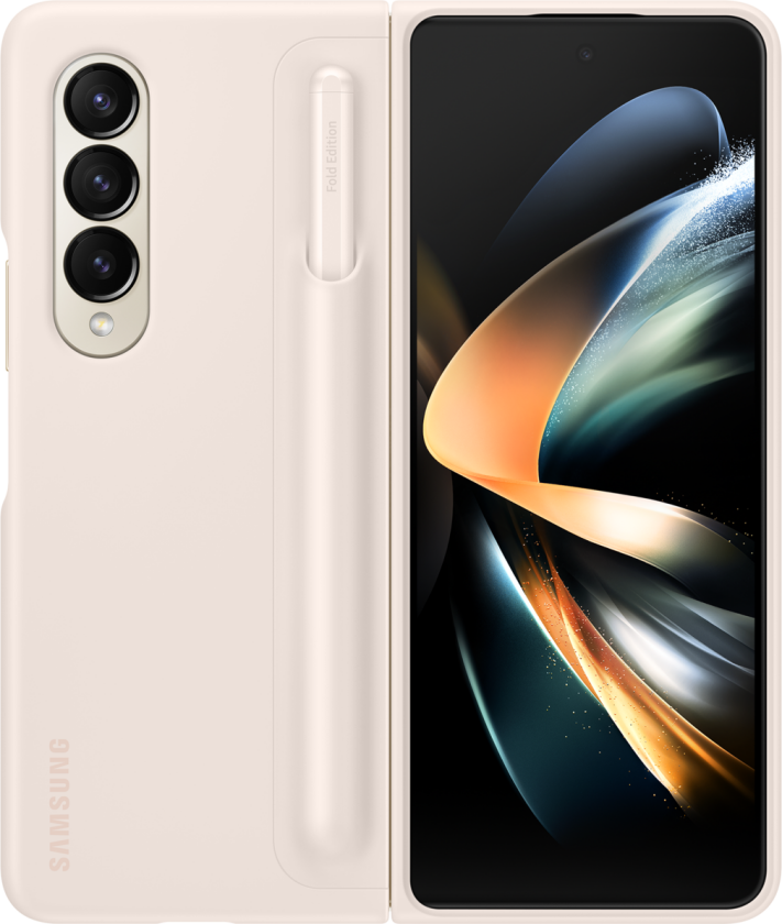 Galaxy Z Fold4 Standing Cover with Pen, Sand