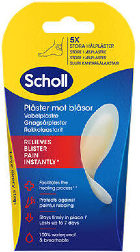 Blister Plasters Heel 5 stk - 1 Pakker