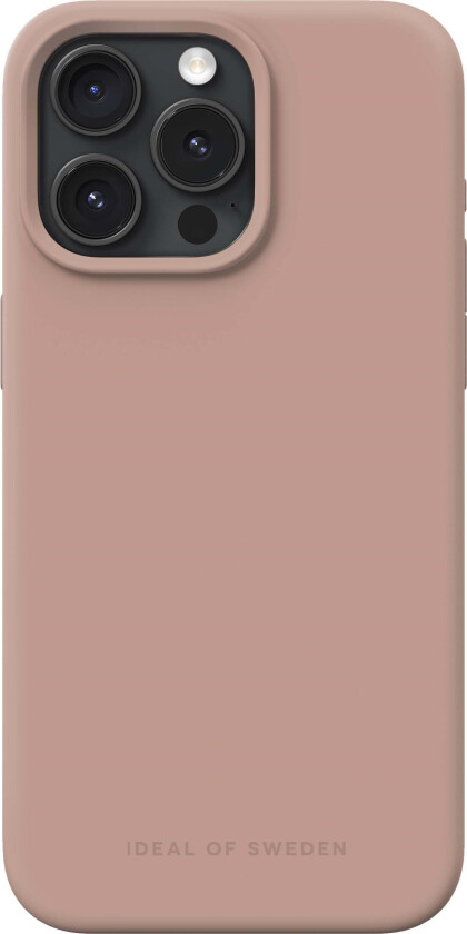 iDeal of Sweden iPhone 15 Pro Max Silicone Case Blush Pink