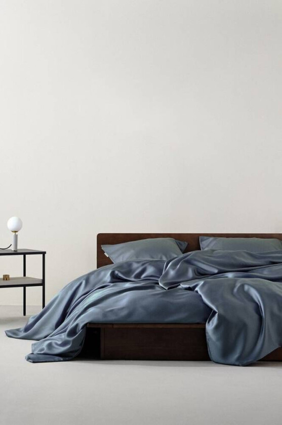 NOELA sengesett enkeltseng Gråblå